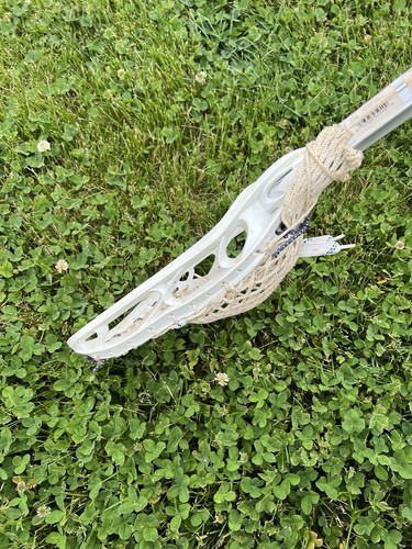 Brine F-10 Powergrip Aluminum Lacrosse Stick White Silver - Afbeelding 5 van 13