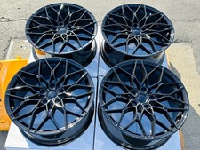 4 NEW Black 19x8 19x8.5 Rims Wheels 5X120 Fits: BMW 4 Series 428i 430i 435i 440i