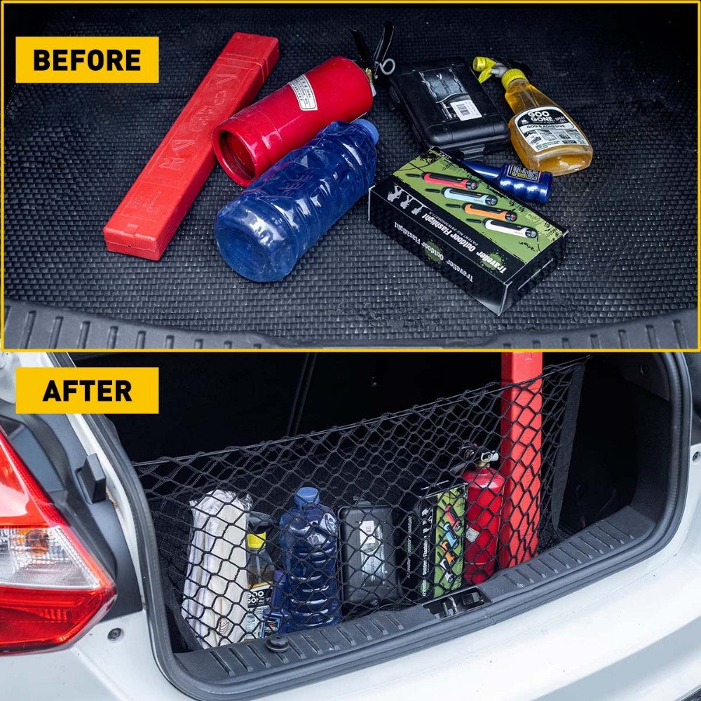 Rear Trunk Envelope Style Cargo Net for MERCEDES-BENZ GLC-CLASS 2016-2022 New