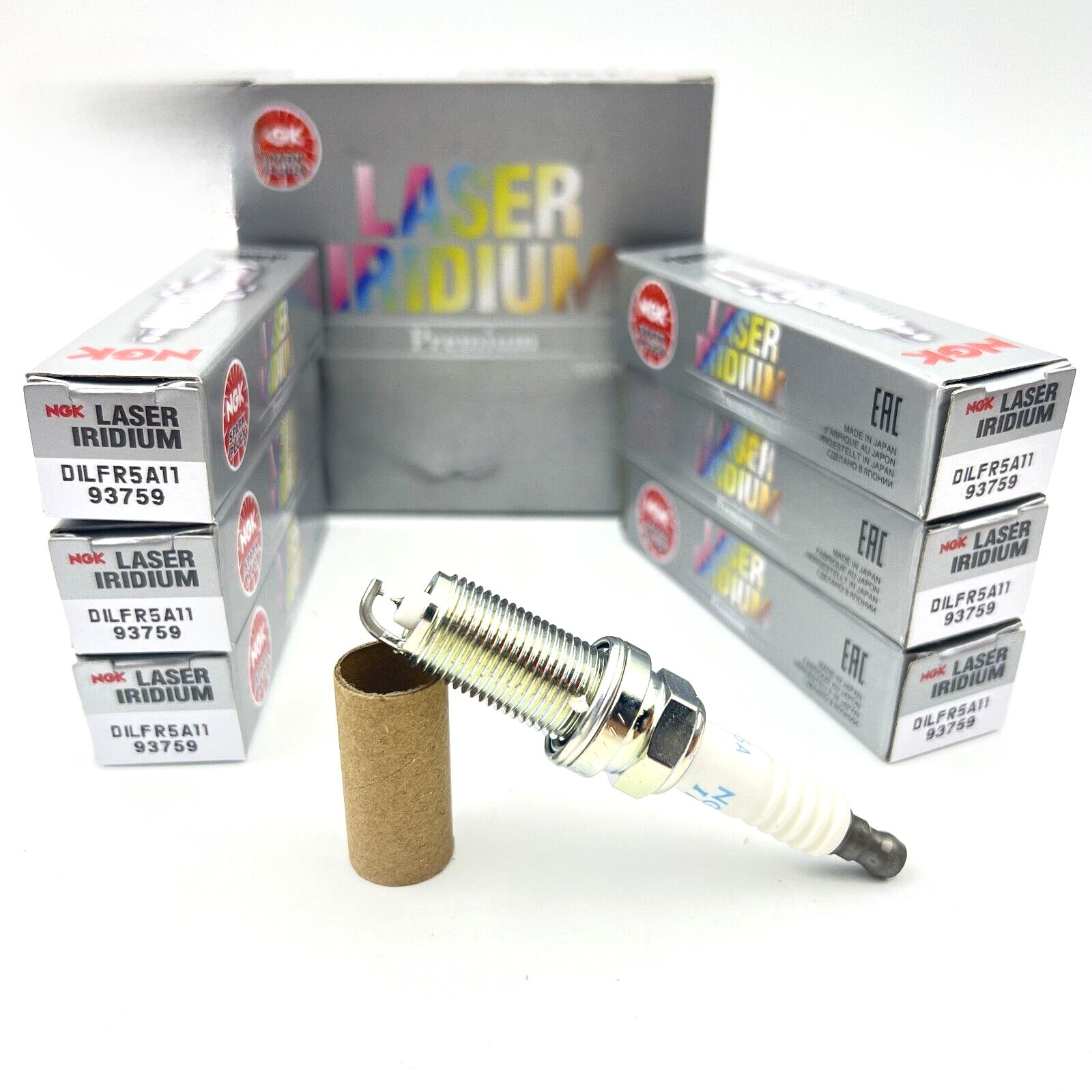 6xLaser Iridium Spark Plug NGK DILFR5A11 93759