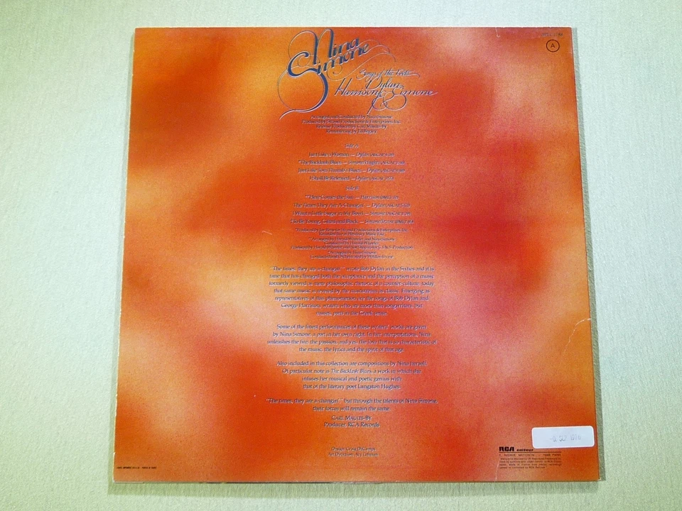Nina Simone – Songs Of The Poets (Unplayed) - Bild 2 von 4