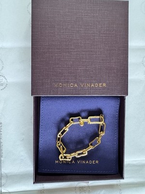 Monica Vinader Alta Gold Capture Bracelet UK