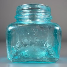 ✨Rare Dazey #5 Blue Churn 1/2 pint St. Louis Feb. 14, 22- Jar/base Only✨