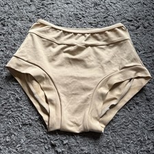Motionwear Team Basics Adult Dance Briefs Beige/Tan - Size PA - EUC