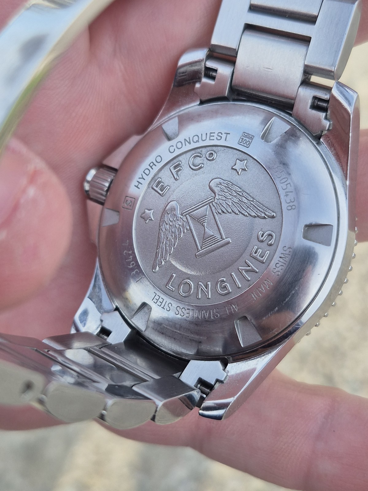 Longines Hydro Conquest Automatic Diver Watch Bla… - image 6