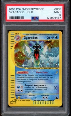 2003 Pokemon Gyarados Skyridge Holo #H10 PSA 9 MINT | eBay