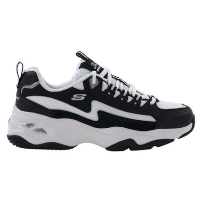 Schuhe Universal Damen Skechers Dlites 40FANCY 149491BKW Schwarz-Weiß