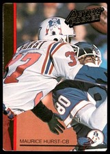 1992 Action Packed #170 Maurice Hurst New England Patriots