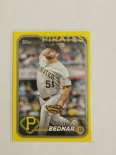 2024 Topps Series 1 - David Bednar #143 Yellow