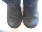 GIRLS BEAR PAW BLACK "ELLE" SUEDE FURRY SLIP-ON BOOTS SIZE 1 — photo 3
