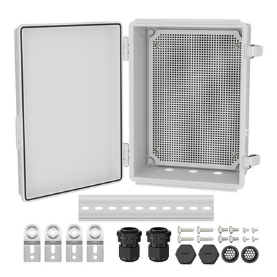 Waterproof Junction Box 14x10x6 NEMA 4 Outdoor Electrical Enclosure