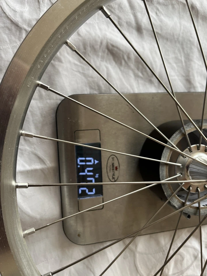 Brompton Vorderrad - Silber superleicht