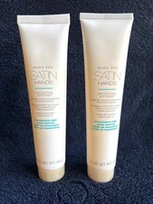 LOT OF 2 Mary Kay Satin Hands PROTECTING SOFTENER Fragrance Free NO WRAP