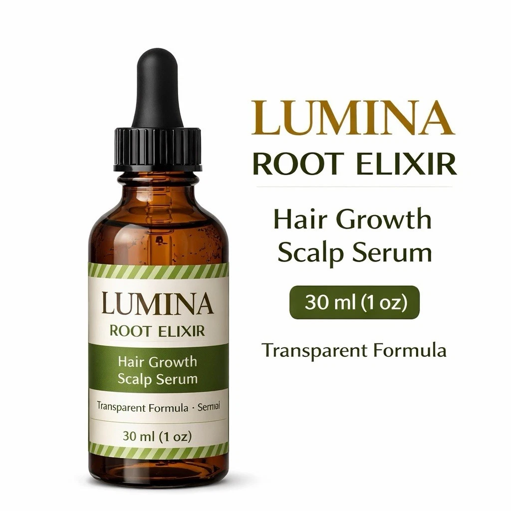 Lumina Root Elixir Hair Growth Serum - Transparent Scalp Treatment 30ml
