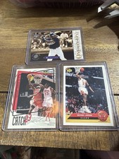 3 Michael Jordan Cards In Top Loaders