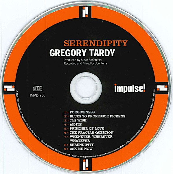 Serendipity［CD］ Greg Tardy - Serendipity (CD, Album, Dig) (Near Mint (NM or