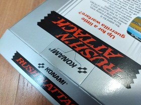 MINTY BOX CIB Hangtab Rush'n 'N Attack complete in nintendo nes collectr lot A+