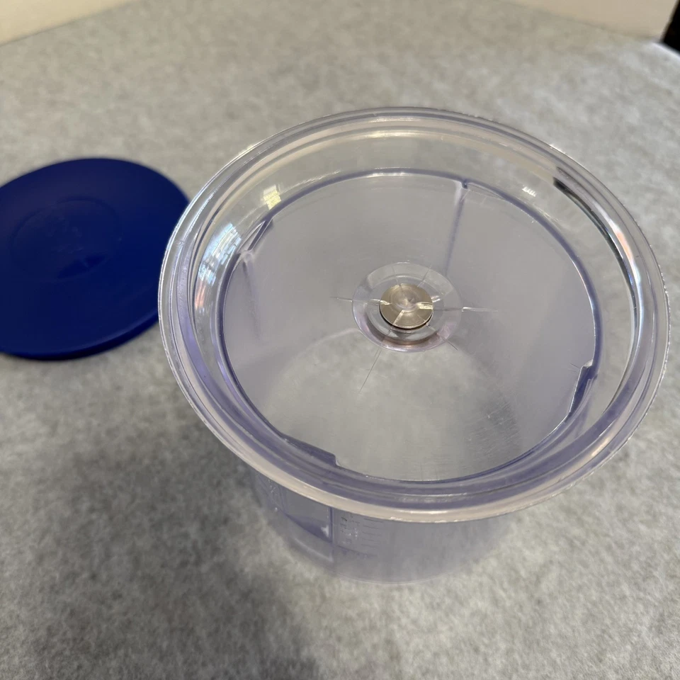 💙 Cuenco picador original Ninja QB900 QB900B 16 oz con tapa azul repuesto OEM 🥤 Foto 4 de 4