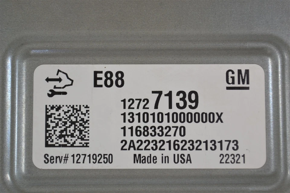 12719250 Chevrolet Malibu 2018-23 unidad de control del motor módulo ECU OEM 3M6 235 B8 Foto 3 de 4
