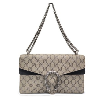 Gucci 400249 GG Supreme Canvas Dionysus Small Chain Shoulder Bag