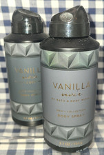 2-Pack NEW Men's VANILLA NOIR Body Spray 3.7 oz Bath  Body Works