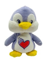 Care Bear Cousins 8" Cozy Heart Penguin Purple Plush 2003