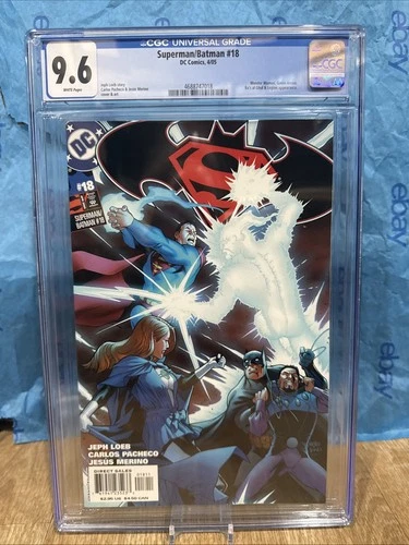 SUPERMAN/BATMAN #18 Cgc 9.6 Graded Comic DC COMIC BOOK  Legion App