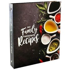 My Family Favourite Recipes Ring Binder Recipe Journal, , New Book