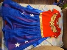 Girls Wonder Woman Halloween Costume Size 10-12 DC Comics