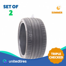 Set Of 2 Used 28530zr20 Pirelli P Zero Pz4 99y - 532