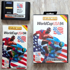 Thumbnail of ebay&reg; auction 206316269093 | Sega Mega Drive Spiel - World Cup USA 94  - Spiel MEGADRIVE