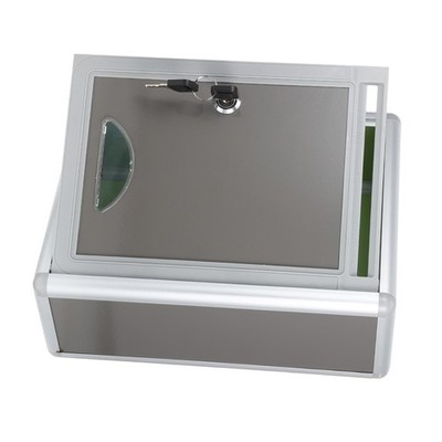 Suggestion Box Small Aluminium Alloy Mailbox Wall Mounted Letter Box With Lock