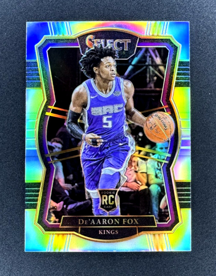 2017-18 De'Aaron Fox Select #175 SILVER Prizm Rookie 🔥CLEAN🔥 Kings