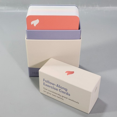 #ad Habit Nest Follow Along Exercise Weightlifting Elevate Card Deck Workout Guide $19.55