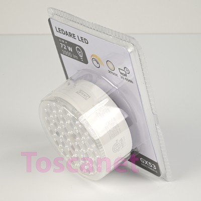 Ikea LEDARE GX53 LED Bulb 1000 lumen 2700 K Dimmable 803.650.91