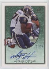 2007 SP Chirography Football Heroes Emerald 23/50 Antonio Pittman Auto 0af