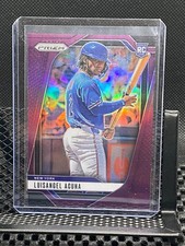 Luisangel Acuna RC 2025 Prizm  Purple Prizm #146/149 - #295 Mets
