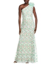 Tadashi Shoji Kahli 3D Floral Embroidered Gown Women's