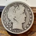 1904-O Better Barber Half Nice Original Good+ CHRC