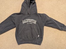 Boy's Galveston Island Hooded Sweater Size 4 Gray