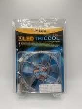 Brand New Antec Blue LED TRICOOL B-LED 80MM Case Fan