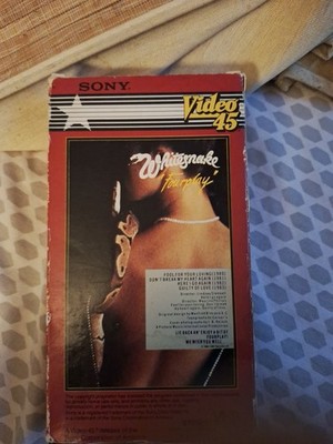 Whitesnake Foreplay Vhs