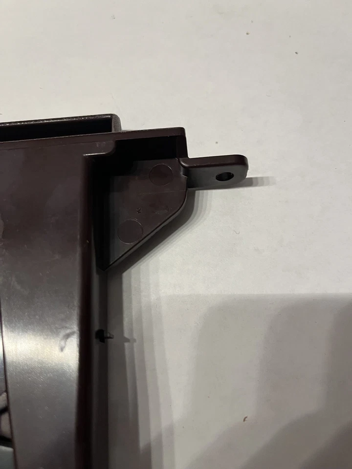 Conjunto portavasos central 91-92 Geo Prizm Toyota Corolla rojo borgoña OEM Foto 3 de 4