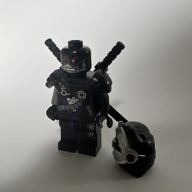Lego Ninjago Minifigure General Cryptor Rebooted w/ Katanas 70725 70726 70721