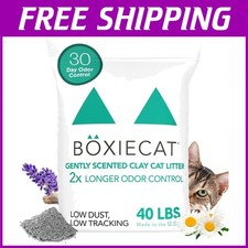 Boxie Gently Scented Clay Cat Litter, 40 lb