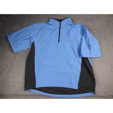 Zero Restriction Mens Golf Windshirt Blue Bla...