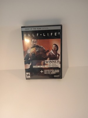 Half-Life 2: Game of the Year Edition (PC, 2005) with CD Key. M Rated. 