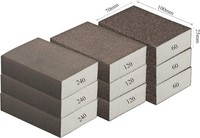 Schleifschwamm/Schleifblock-Grob Mittel Fein Set, Je KöRnung 3 X 60/120 /240 I
