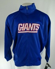 New York Giants NFL Team Apparel Men's Full-Zip Track Jacket
