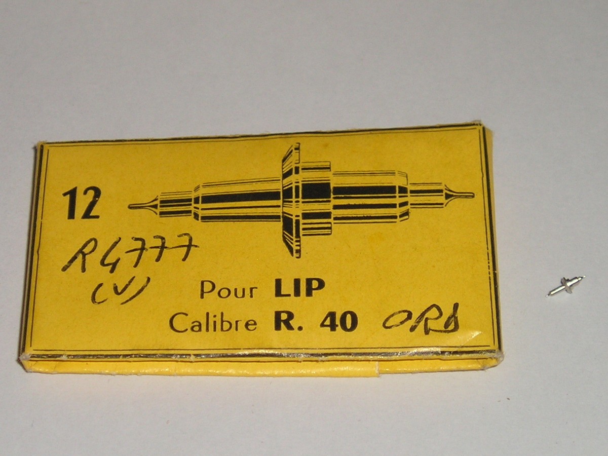 Lip TE. S 73 ord & inca axe de balancier balance staff Unruhwelle